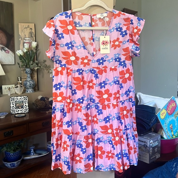 NWT ENTRO BABY DOLL DRESS - Picture 1 of 13